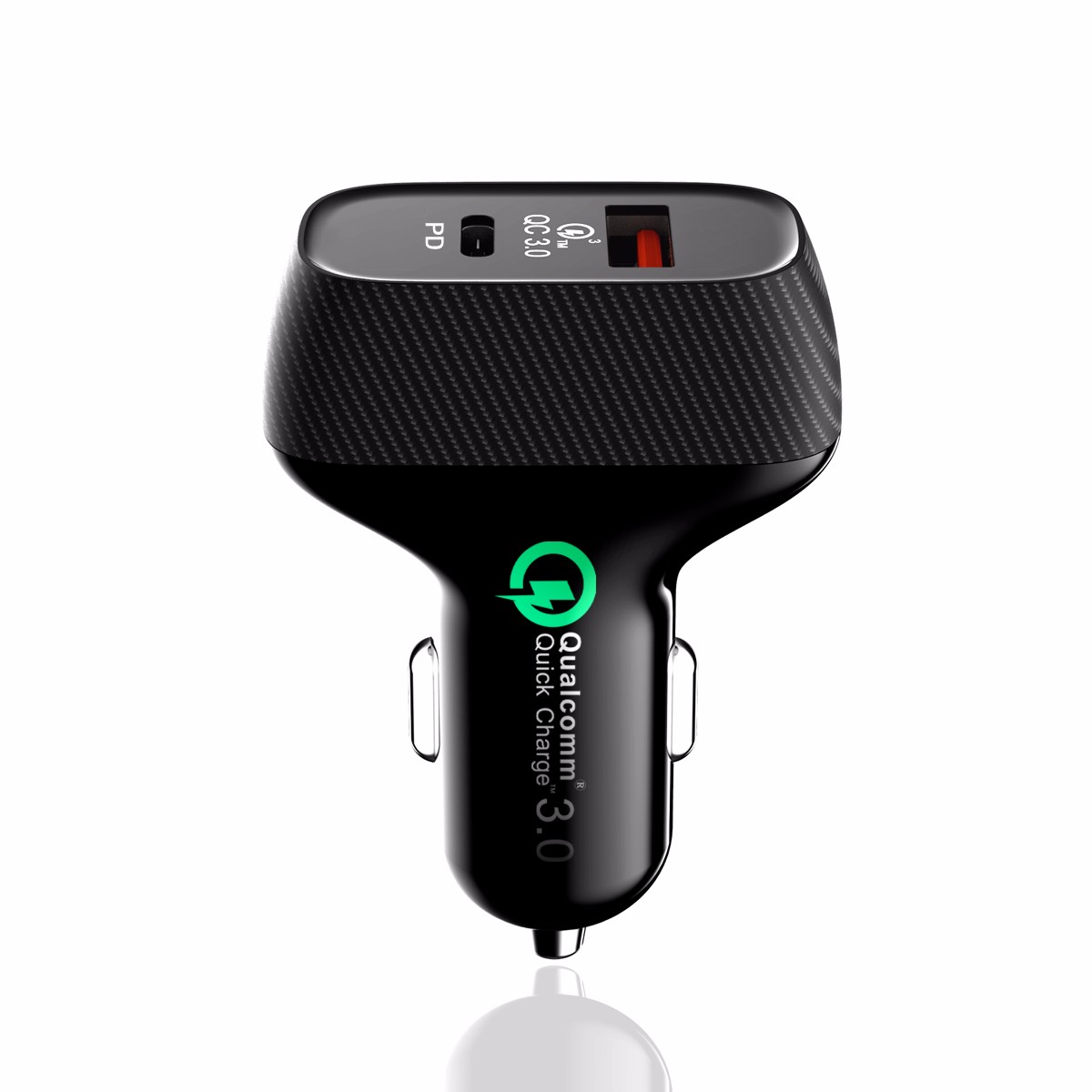 Type C PD18W + Dual USB A 5V/3.4A OEM Car Charger
