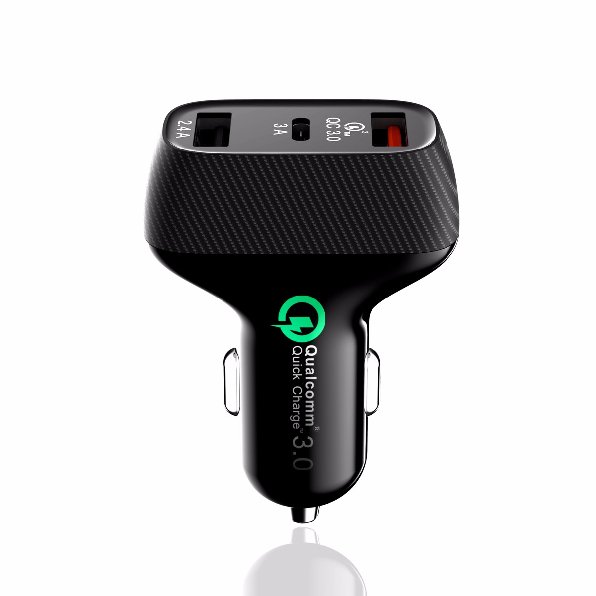 Type C PD18W + Dual USB A 5V/3.4A OEM Car Charger