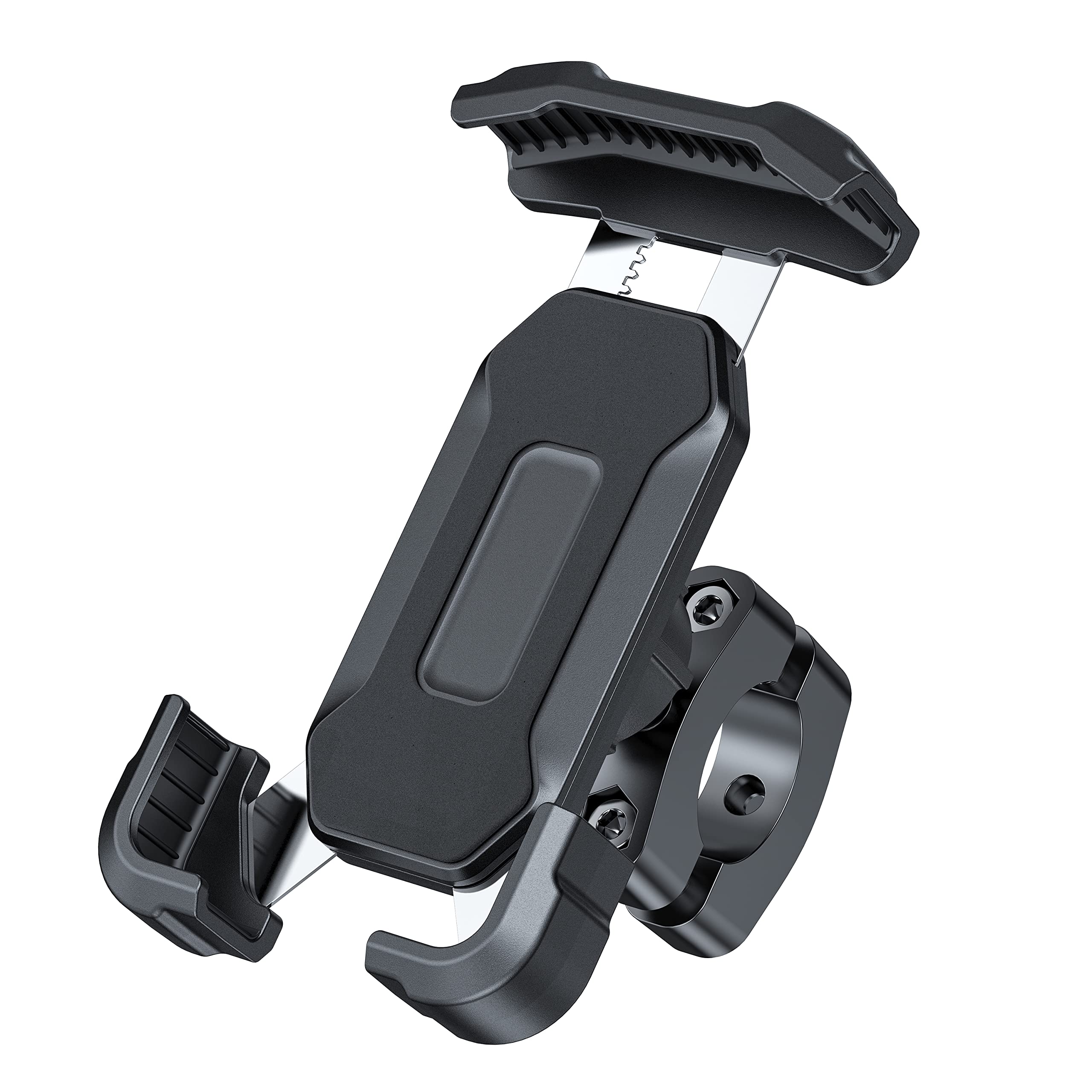 SUNDAREE Motorcycle Phone holder with Aluminum Mirror Mount HolderClamp, 360° Rotating Motorcycle Ph