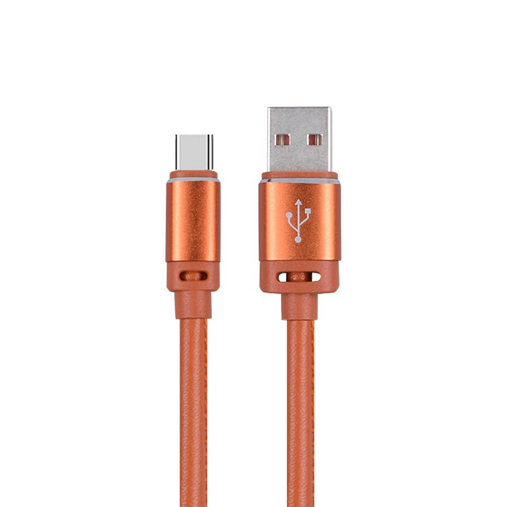 Leather pattern TYPE C cables