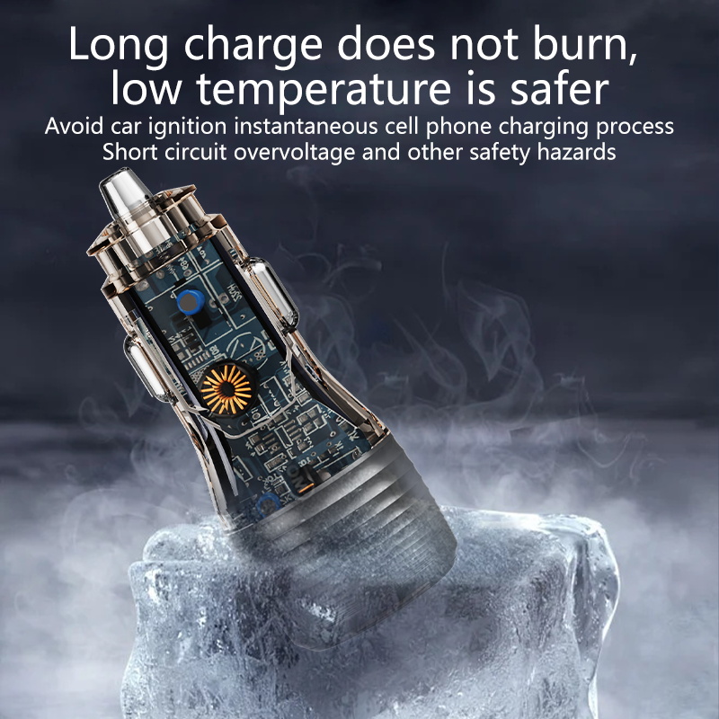 SUNDAREE Super Fast Car Charger, 90W USB Car Charger Multiport, USB C Cigarette Charger Compatible with iPhone 15 Pro Max Plus/14/13/12/11/X iPad Air/Mini 3 Samsung Note 9/S10/S9 and More(图4) 主4_看图王.jpg