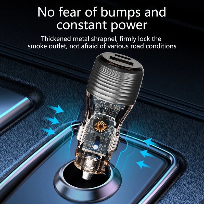 SUNDAREE Super Fast Car Charger, 90W USB Car Charger Multiport, USB C Cigarette Charger Compatible with iPhone 15 Pro Max Plus/14/13/12/11/X iPad Air/Mini 3 Samsung Note 9/S10/S9 and More(图2) 主5_看图王.jpg