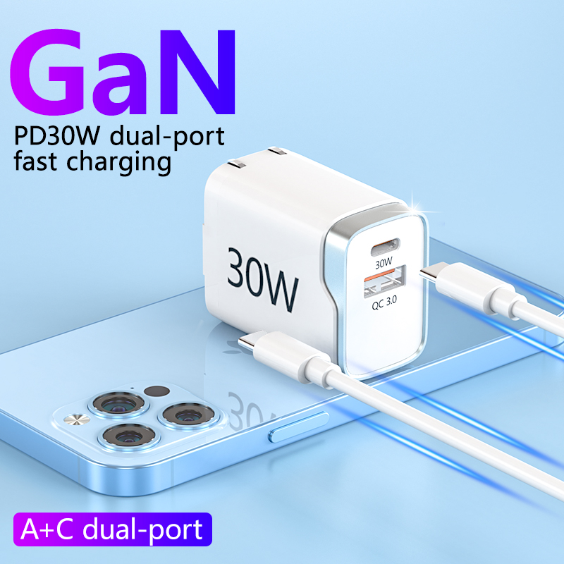 USB-C Wall Charger, 20W Durable Dual Port QC+PD 3.0 Power Adapter, Double Fast Plug Charging Block for iPhone 14/14 Pro/13/15/15 Pro/Pro Max/Plus, XS/XR/X, Watch Series 8/7 Cube(White)(图6) 2.jpg