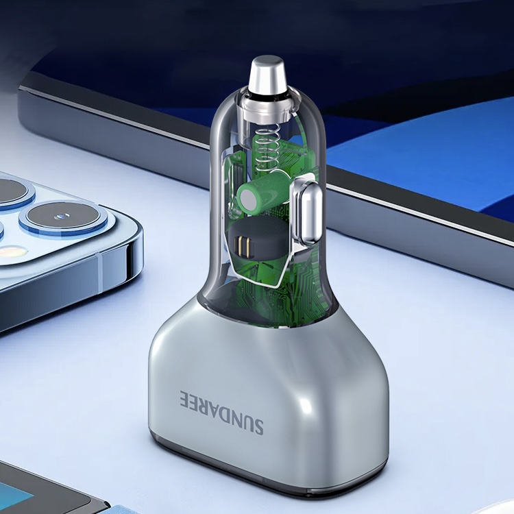 SUNDA 120W USB C Fast Car Charger, 4-Ports Car Charger Adapter, Dual Type C PD60W/PPS60W Compatible with iPhone/Galaxy/Samsung and more(图3) CC68-3.jpg