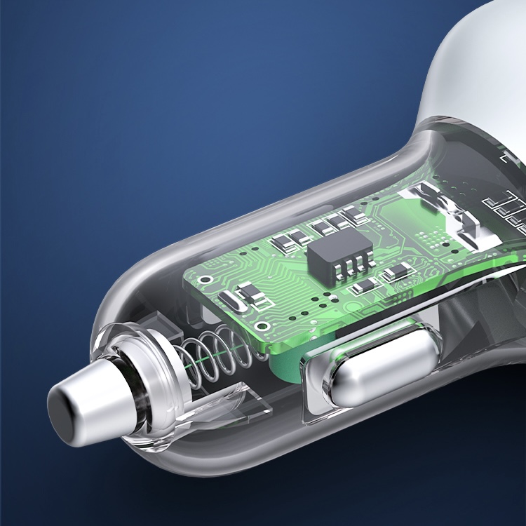 SUNDA 120W USB C Fast Car Charger, 4-Ports Car Charger Adapter, Dual Type C PD60W/PPS60W Compatible with iPhone/Galaxy/Samsung and more(图7) CC68-7.jpg